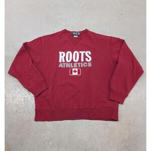 Vintage 90s Roots Athletic Canada 25th Anniversary Sweater